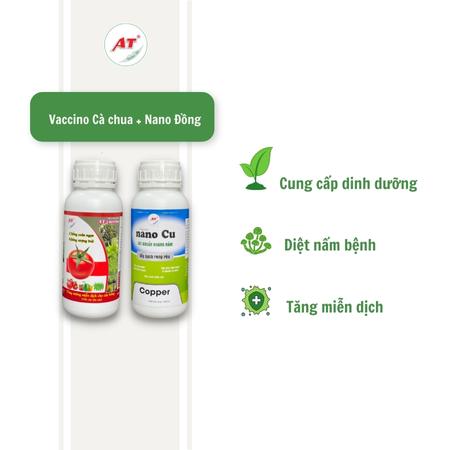 Combo Vaccino Cà chua + Nano Đồng trị bệnh đốm mắt cua Combo Vaccino Cà chua + Nano Đồng trị bệnh đốm mắt cua