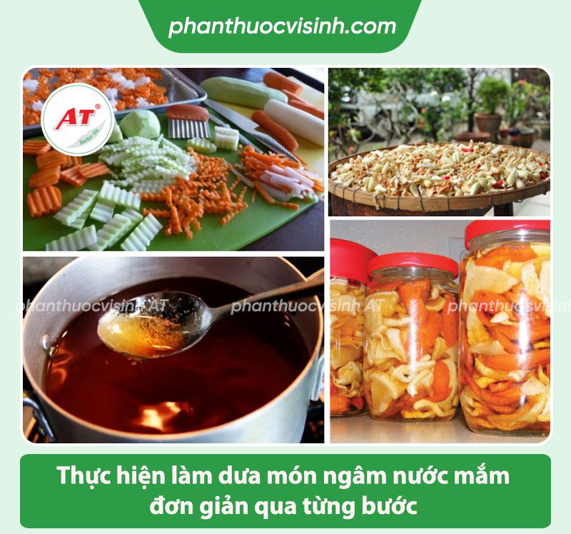 Cách làm dưa món ngâm nước mắm ngon tại nhà cho ngày tết