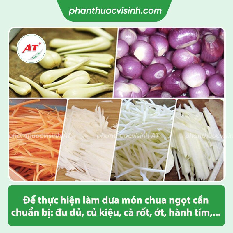 Cách làm dưa món chua ngọt thơm ngon cho những ngày tết