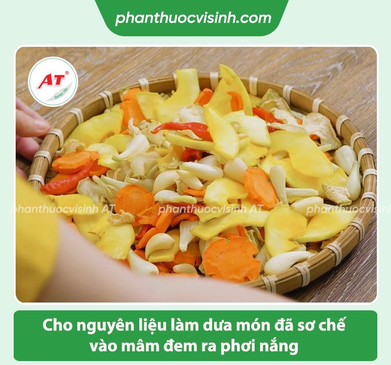 Cách làm dưa món ngâm nước mắm ngon tại nhà cho ngày tết