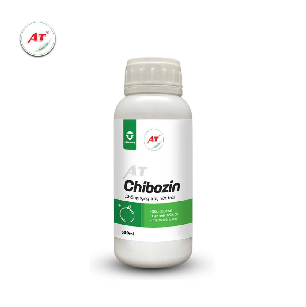Phân bón sinh học AT Chibozin 500ml – Thuốc đậu trái, chống rụng trái non, nứt trái và khô đầu trái