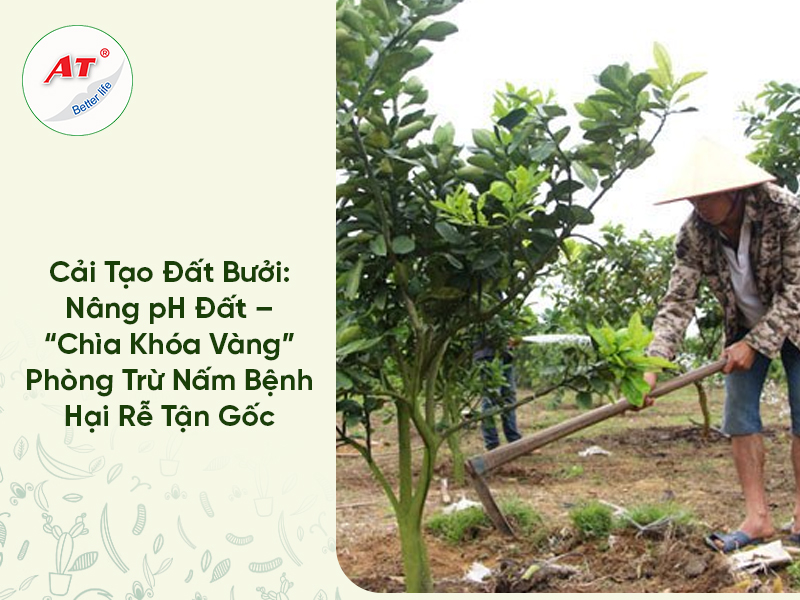 Cải Tạo Đất Bưởi: Nâng pH Đất – “Chìa Khóa Vàng” Phòng Trừ Nấm Bệnh Hại Rễ Tận Gốc