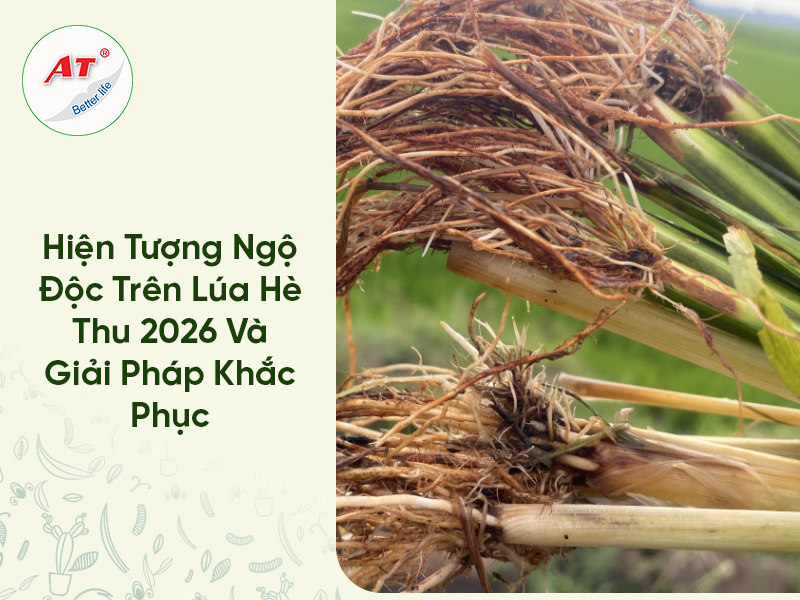 Hiện Tượng Ngộ Độc Hữu Cơ Trên Lúa Hè Thu 2026 Và Giải Pháp Khắc Phục