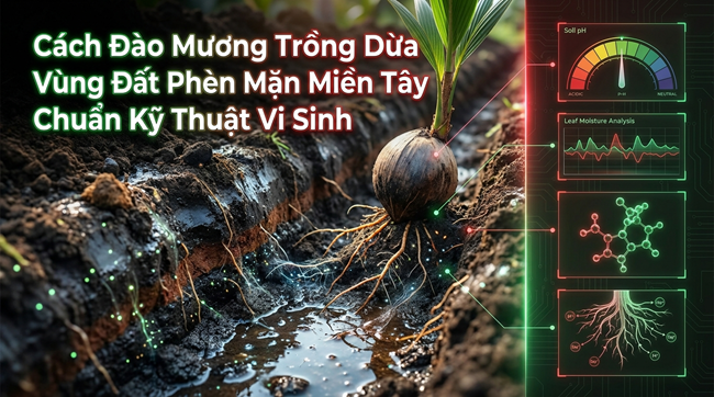 Đào Mương Trồng Dừa
