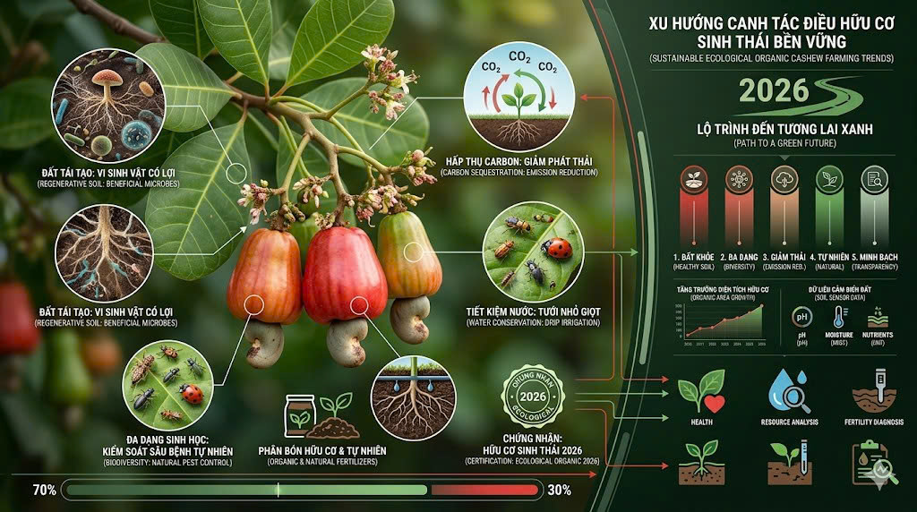 Trồng Điều Hữu Cơ