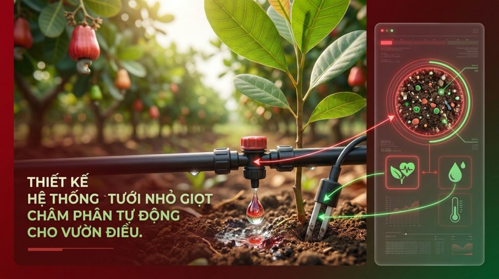 Tưới Nhỏ Giọt Cây Điều