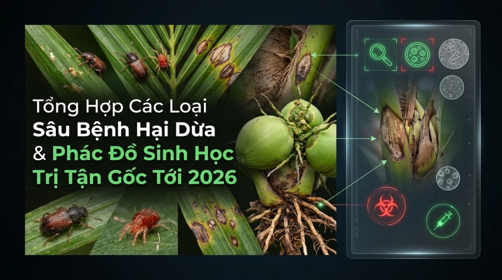 sâu bệnh hại dừa