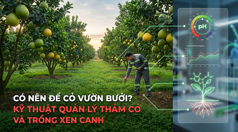 Có Nên Để Cỏ Vườn Bưởi? Kỹ Thuật Quản Lý Thảm Cỏ Và Trồng Xen Canh Sinh Thái Bền Vững