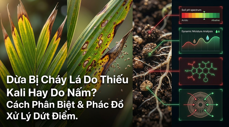 Dừa Bị Cháy Lá