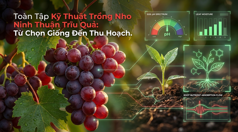 Kỹ Thuật Trồng Nho Ninh Thuận