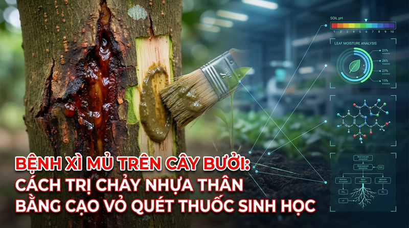 Bệnh Xì Mủ Trên Cây Bưởi