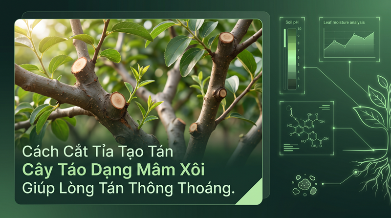 Cắt Tỉa Tạo Tán Cây Táo