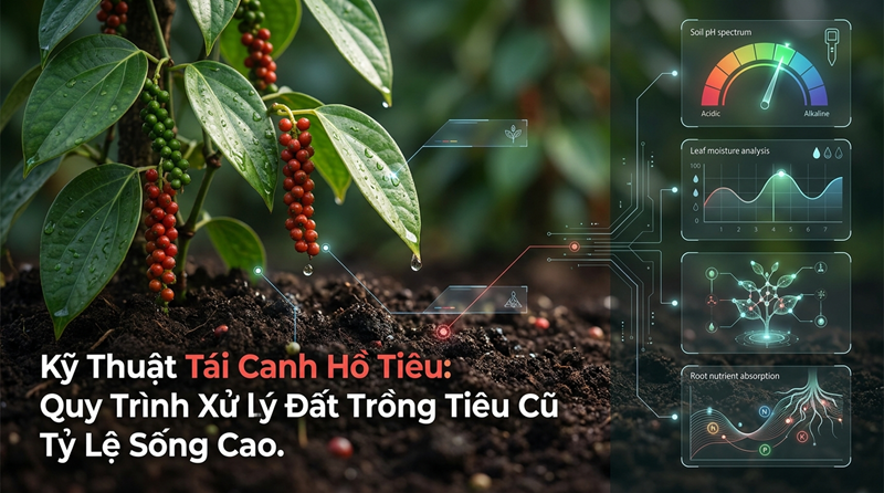 Kỹ Thuật Tái Canh Hồ Tiêu