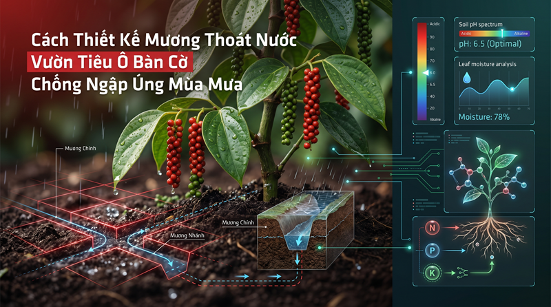 Mương Thoát Nước Vườn Tiêu