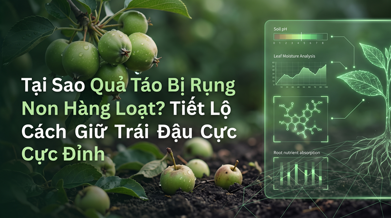 táo bị rụng non