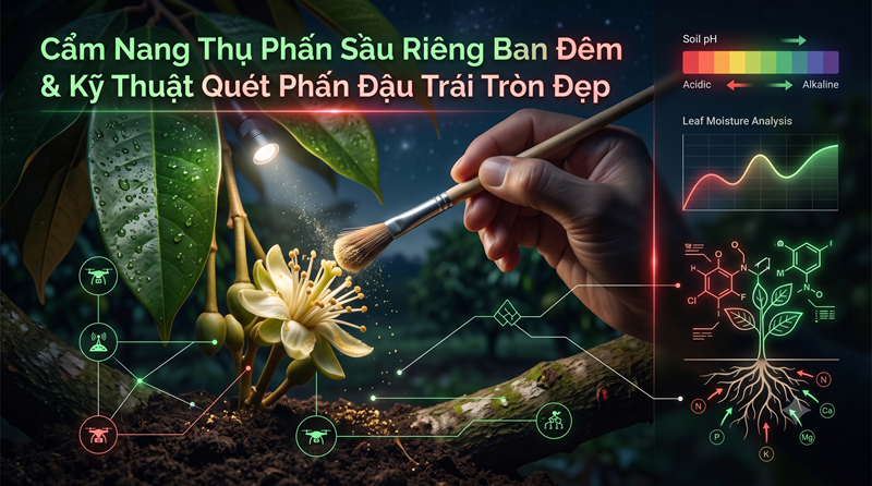 Thụ Phấn Sầu Riêng Ban Đêm