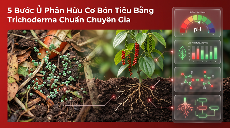 Ủ Phân Hữu Cơ Bón Tiêu