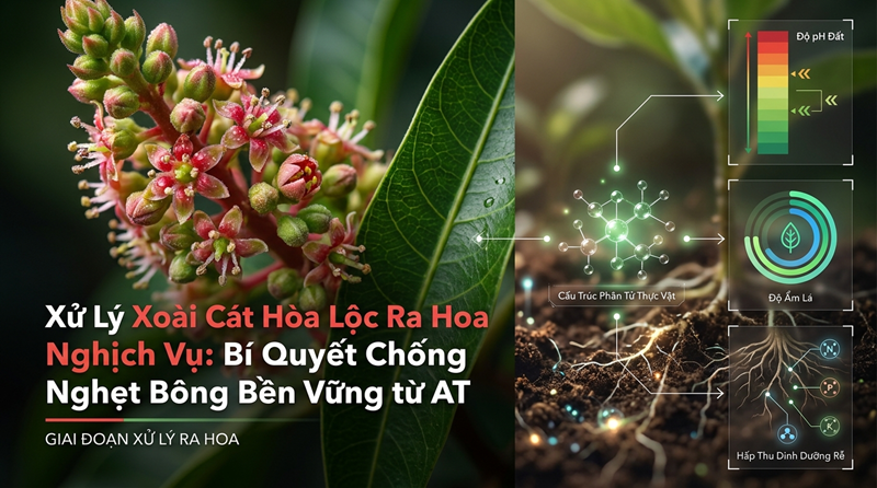 Xoài Cát Hòa Lộc Ra Hoa Nghịch Vụ