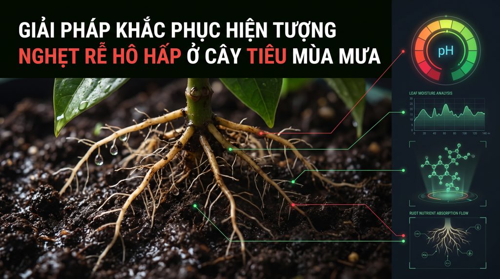 nghẹt rễ hồ tiêu