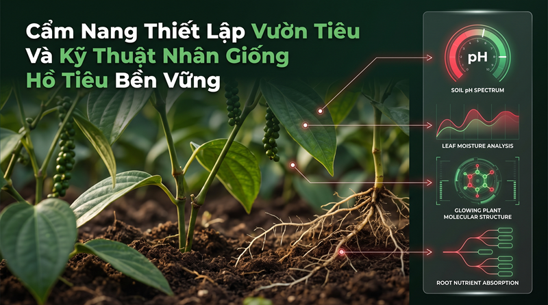 Thiết Lập Vườn Tiêu