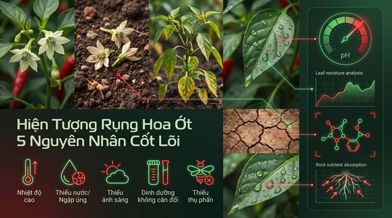 Hiện Tượng Rụng Hoa Ớt