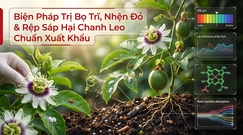 Cẩm Nang Phòng Trừ Sâu Bệnh Hại Chanh Leo Theo Hướng Sinh Học IPM