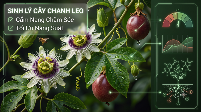 Sinh Lý Cây Chanh Leo: Cẩm Nang Chăm Sóc & Tối Ưu Năng Suất Bền Vững Từ A-Z