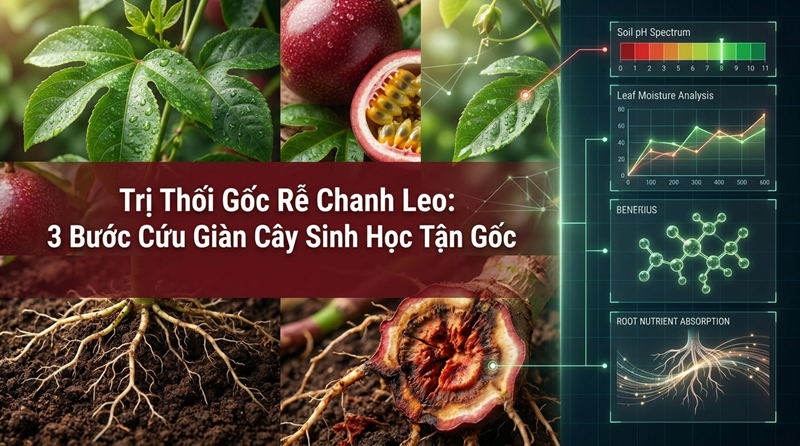 Trị Thối Gốc Rễ Chanh Leo