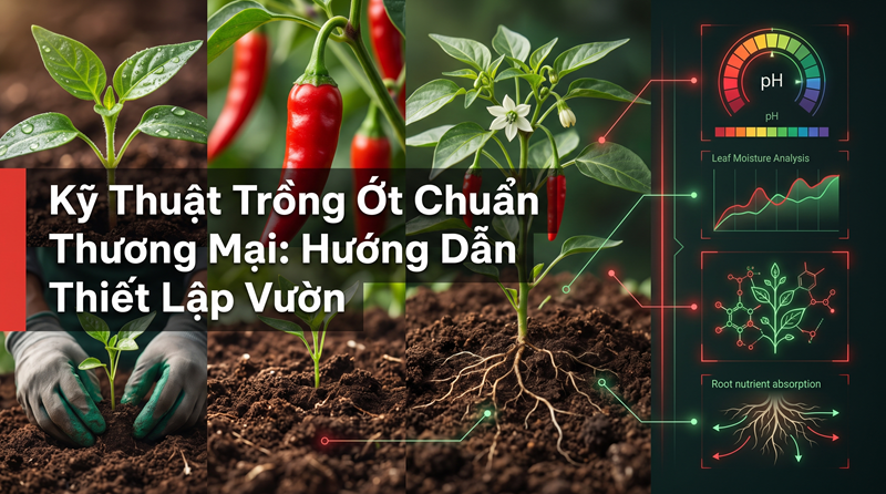 Trồng Ớt Chuẩn Thương Mại