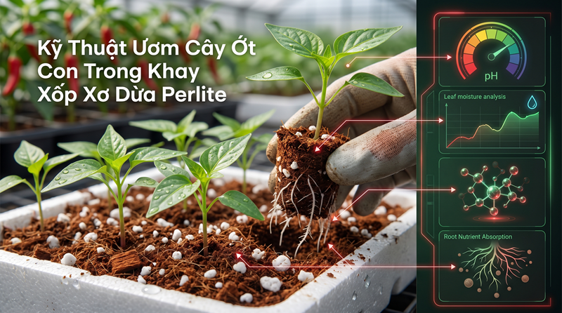 Ươm Cây Ớt Con