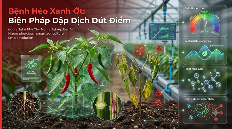 Bệnh Héo Xanh Ớt