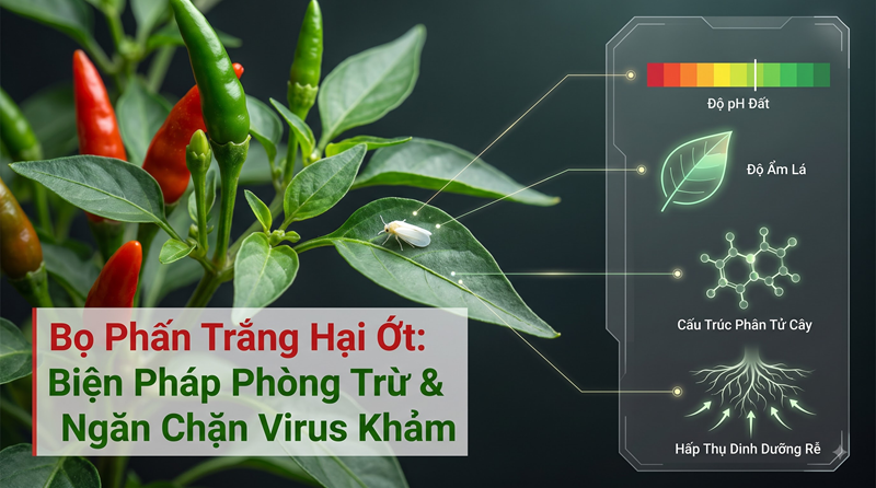 Bọ Phấn Trắng Hại Ớt