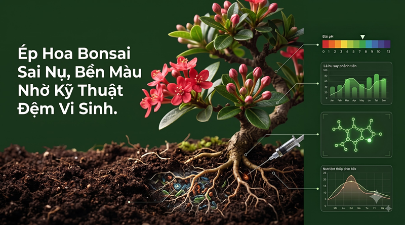 Ép Hoa Bonsai Sai Nụ