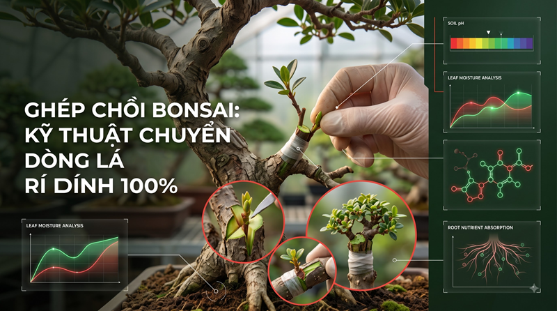 Ghép Chồi Bonsai