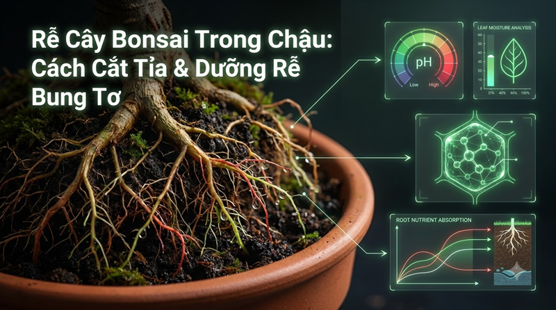 Rễ Cây Bonsai Trong Chậu