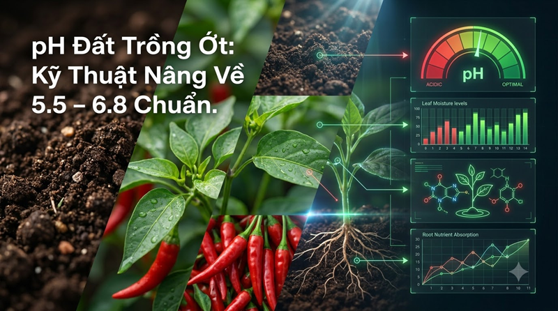 pH Đất Trồng Ớt
