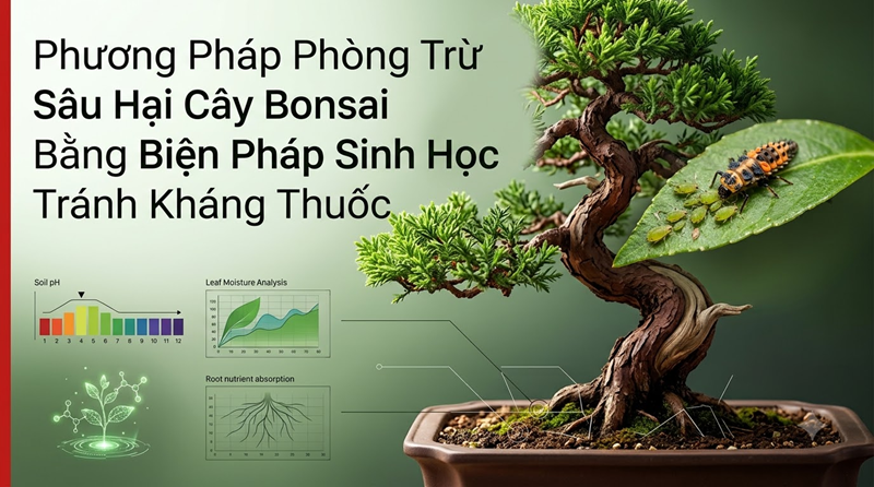 Cách Phòng Trừ Sâu Hại Cây Bonsai Bằng Sinh Học Không Lờn Thuốc