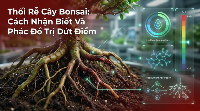 Thối Rễ Cây Bonsai: Cách Nhận Biết Và Phác Đồ Trị Dứt Điểm